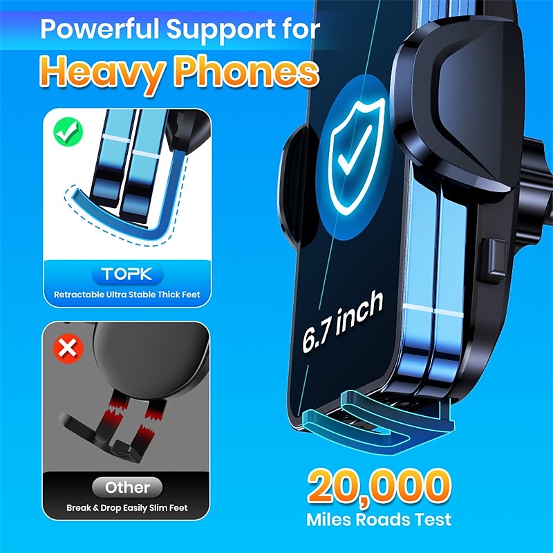 Car Vent Phone Mount Portable Rotatable Adjustable Phone Holder for Car Compatible with All Mobile Phone Phone Accessory 2025 - $14.99 –P8