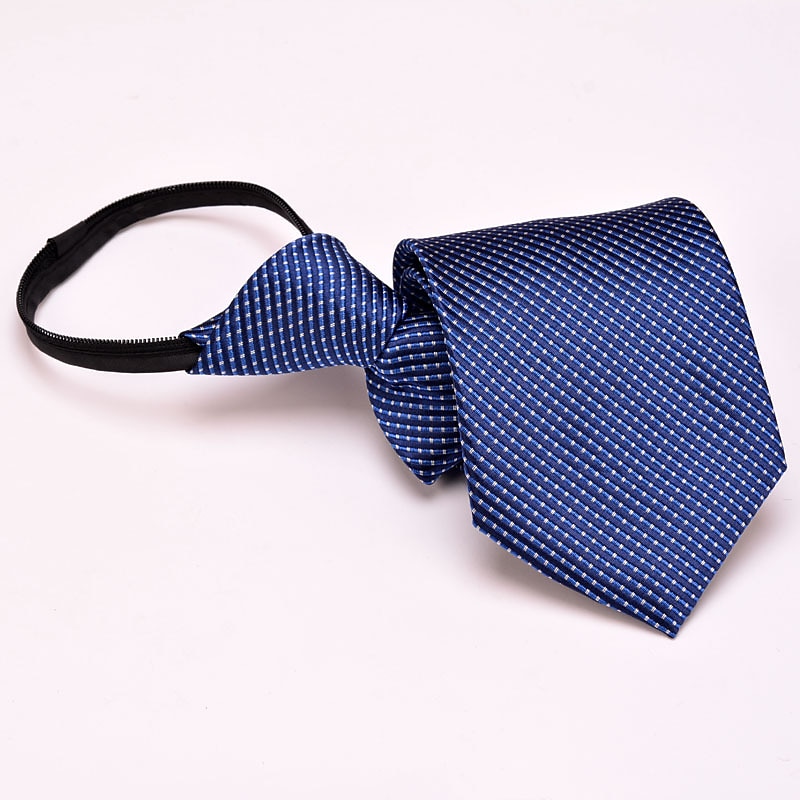 Homme Cravates Zip cravate Hommes Cravates Cravate à glissière Ajustable Noeud Pois Plein Rayé Mariage Fête d'anniversaire de 2025 ? $8.99 –P5