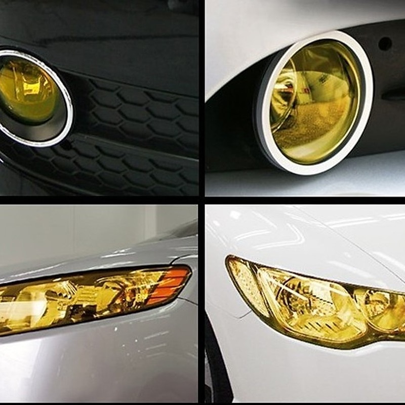 Auto-Styling, 30 cm x 60 cm, Auto-Auto-Licht, Scheinwerfer, Rücklicht, Tönung, Styling, wasserdicht, schützender Vinylfilm, Aufkleber, Autozubehör, Pel¨ªcula de la linterna filme farol film de phare 2025 - $9.99 –P4