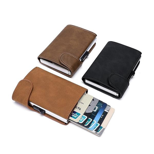 RFID Pop Up Credit Card Holder Wallet Men Business Card Case Slim Minimalist Trifold Credit Card Wallet for Women Card Holder Up 2025 - $16.99 –P13