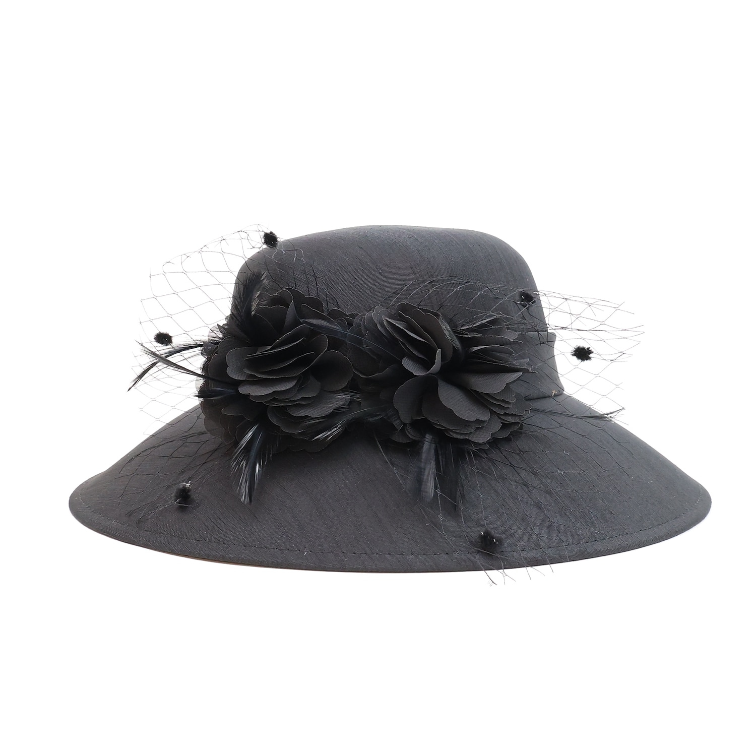 fascinators kentucky derby klobouk vlákno buřinka / cloche klobouk slaměný klobouk klobouk proti slunci svatební večerní párty elegantní ochrana proti slunci s peřím květinová pokrývka hlavy 2025 - $46.99 –P12