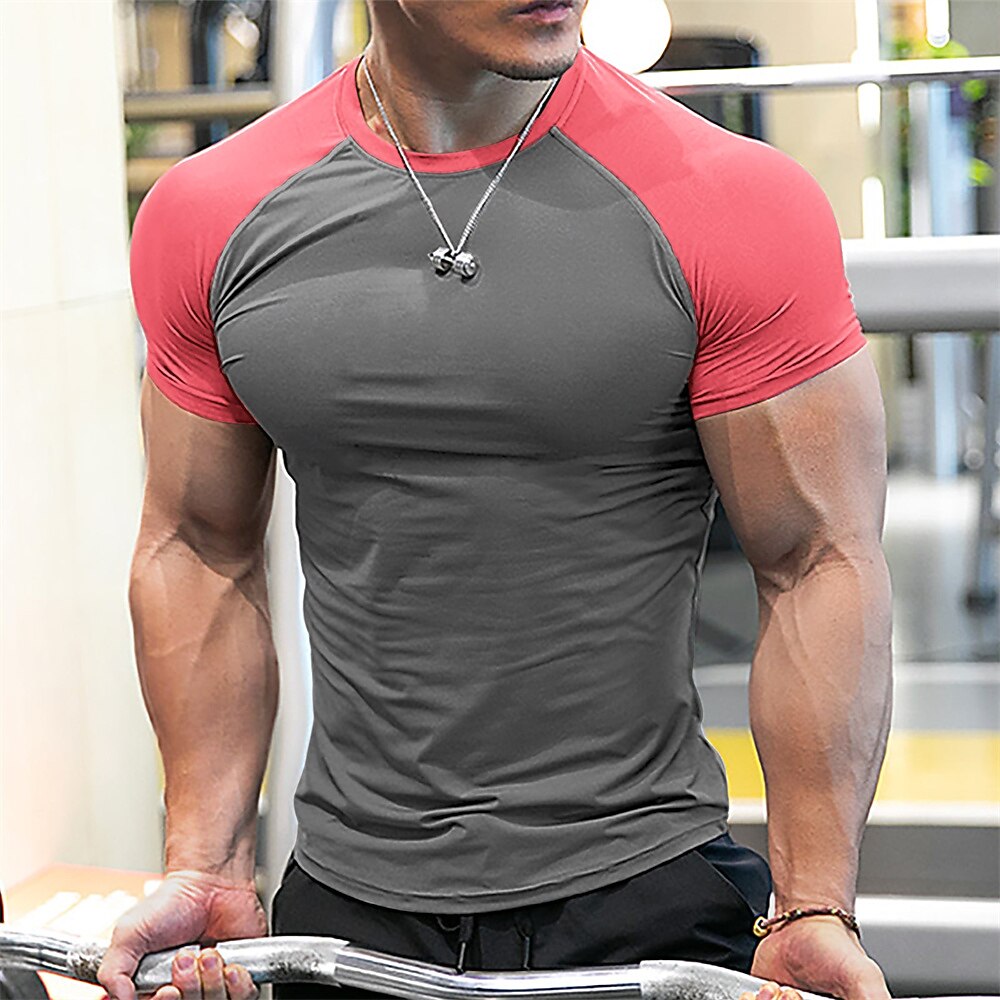 Homme Vetement Musculation T Shirt Compression Chemise de course Manche Courte Tee-shirt Athlétique Athleisure Respirable Séchage rapide Evacuation de l'humidité Aptitude Exercice Physique de 2026 ? $15.49 –P4