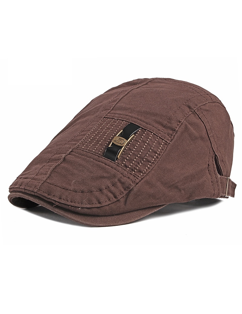 Herren Schiebermütze Ascot-Hut Ballonmütze Schwarz Dunkelmarine Baumwolle Mode Strassenmode Stilvoll 1920er Jahre Mode Outdoor Täglich Ausgehen Glatt Warm 2025 - $12.49 –P8