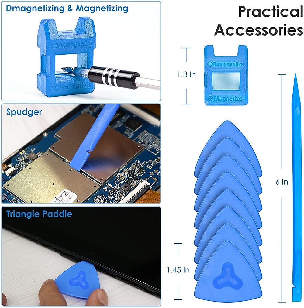 124-in-1 Professional Electronics Repair Tool Kit - Precision Screwdriver Set With Magnetic Mini Screwdrivers & Carrying Case 2025 - $38.99 –P4