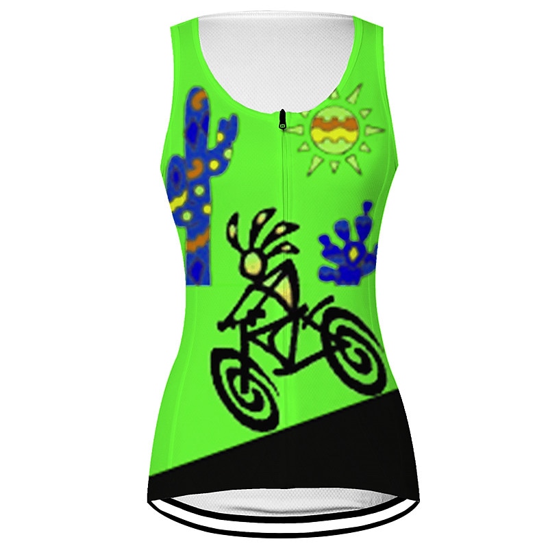 Mulheres Colete para Ciclismo Camisa para Ciclismo Gráfico Sem Manga Moto Colete Camisa / Roupas Para Esporte Blusas com 3 bolsos traseiros Ciclismo de Montanha Ciclismo de Estrada Secagem Rápida de 2026 por $28.99 –P6