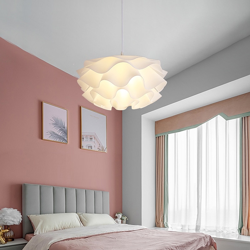 led pendentif lumière acrylique fleur design unique plafond en métal luminaires créatif bar style atmosphère lustre pour salon, îlot de cuisine, chambre à coucher de 2025 ? $349.99 –P4