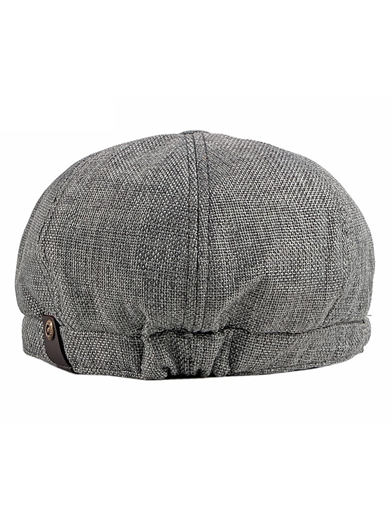 Herr Basker Newsboy hatt Svart Khaki grön Polyester Stylish 1920-talets mode Ledigt Utomhus Dagligen Utekväll Slät Solskyddskräm 2025 - $14.99 –P2