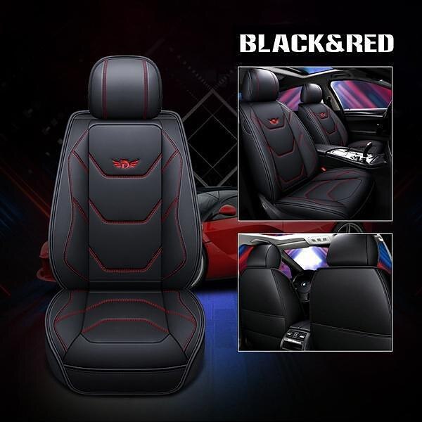 2026年 StarFire ユニバーサル5D PUレザー前カーシートカバーマット、防水、通気性カーシートプロテクター  コレクション – $61.99 –P11