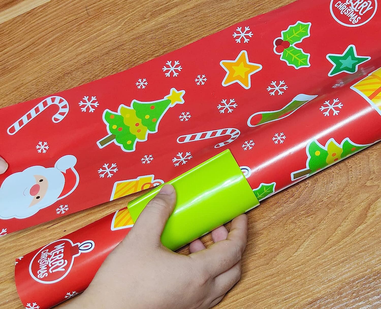 Wrapping Paper Cutter, Sliding Gift Wrap Cutter, Easy Slide