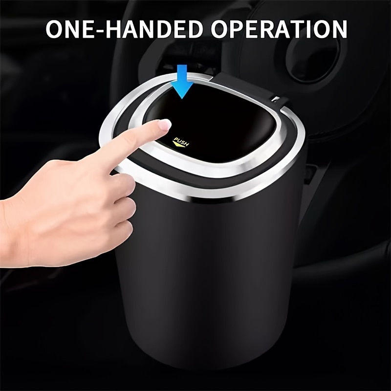 Universal Car Ashtray Smokeless Storage Cup Cigarette Retardant Box LED Glowing 2025 - $13.99 –P2