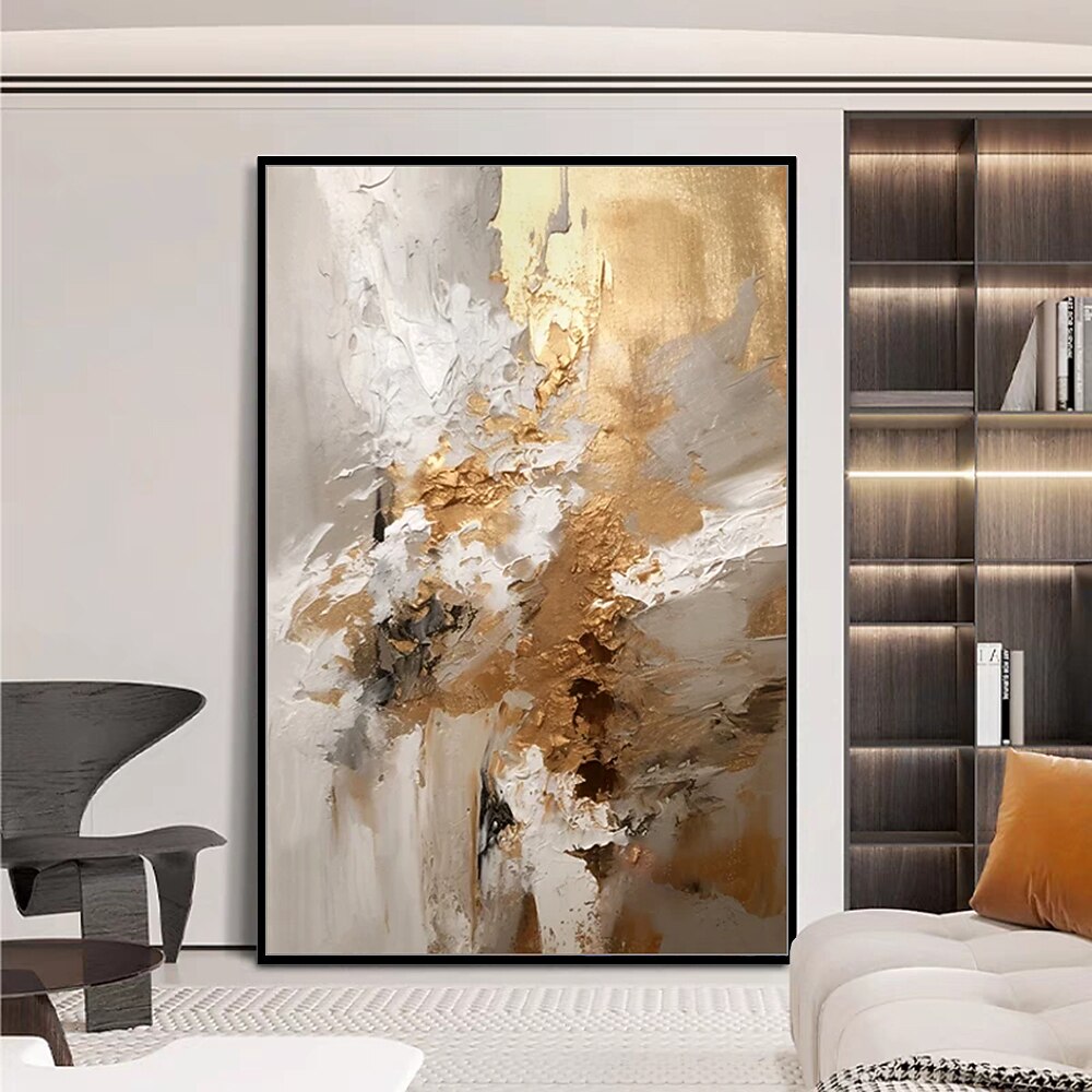 Confecționat Manual Hang-pictate pictură în ulei Pictat manual Vertical Abstract Contemporan Fără a cadru interior 2026 - $105.99 –P2