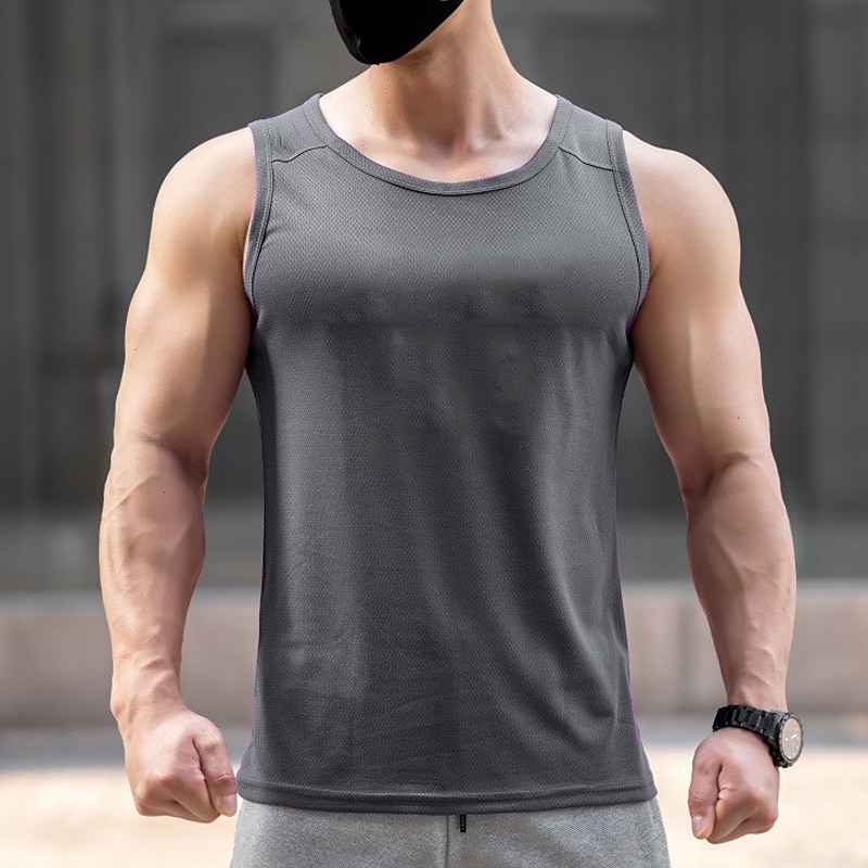 Hombre Camiseta sin mangas Top Camisetas Interiores Camisa sin mangas Sin Mangas Cuello Barco Verano Plano Moda Deportes Músculo Exterior Noche Gimnasia Blanco Rosa Azul Real Camiseta superior para 2025 - $10.99 –P5