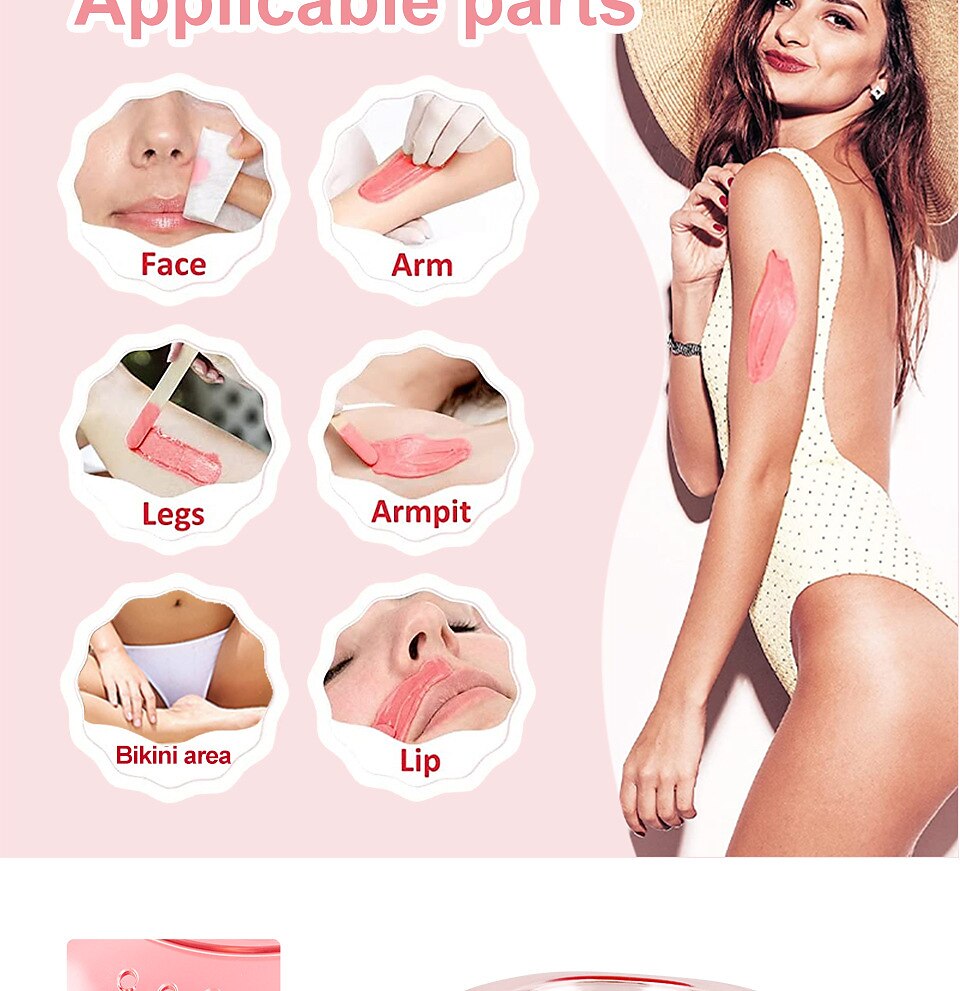 Silicone Portable Wax Hair Removal Machine Wax Heater Depilatory High Temperature Resistant 2025 - $25.99 –P1