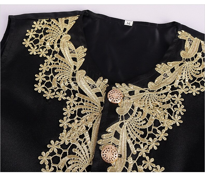 Ретро Средневековый Эпоха возрождения Пальто Брюки Инвентарь Принц барин Вышивка Вышивка Маскарадный костюм Муж. Королевский Карнавал Маскарад Для вечеринок Венецианский карнавал Взрослые 2026 - $113.99 –P7