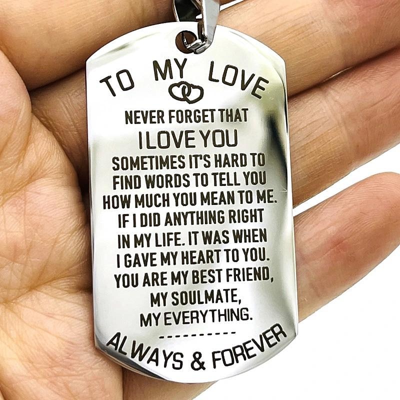 Bonito llavero de regalo para marido/esposa, perfecto para aniversarios, San Valentín, cumpleaños, novios, novias, él, ella, mujer. & ¡hombres! 2026 - $8.99 –P1