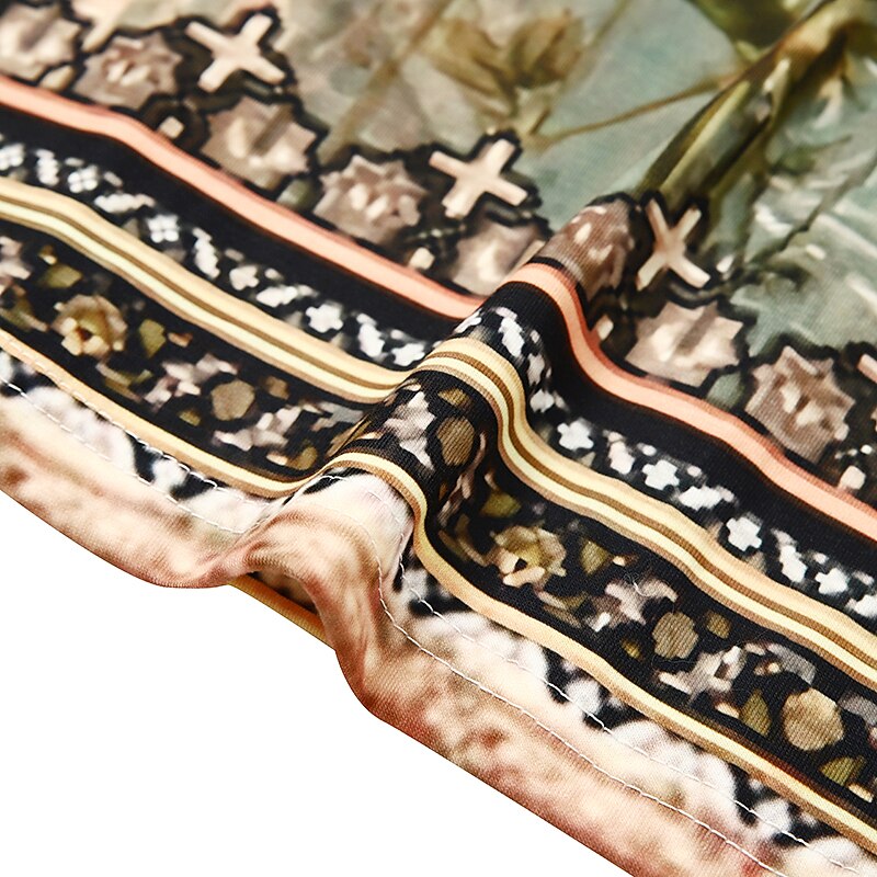 Womens Mini Dress Vestido Petite Vestido T Shirt Vestido Tee Vestido de Verão Vestido Estampado Vintage Tropical Moda Ao Ar Livre Férias Festa Ajuste Regular Floral Tribal Manga Curta Decote Redondo de 2025 por $19.99 -P5