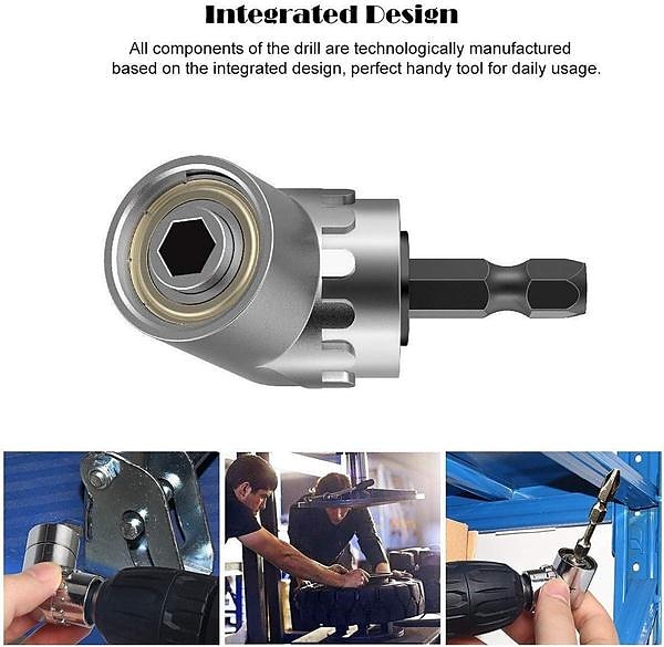 High Quality 105 Degrees 1/4&amp;quot; Extension Hex Drill Bit Adjustable Hex Bit Angle Driver Screwdriver Socket Holder Adaptor Tools 2025 - $21.99 –P5
