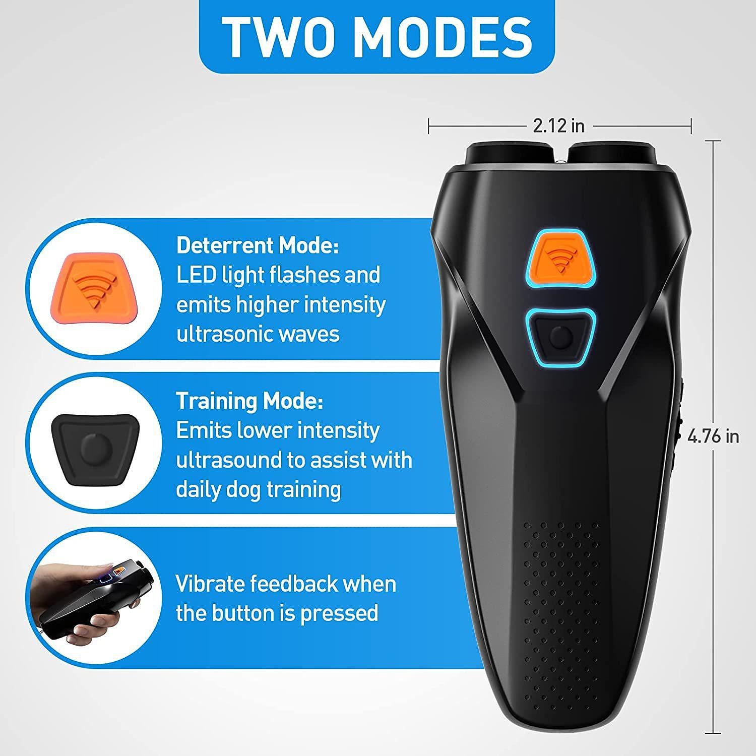 Anti Barking Device Dog Bark Control Device Dual Sensor Anti Bark Device With Training/Deterrence Mode Dog Whistle To Stop Barking Ultra 2025 - $42.99 –P3