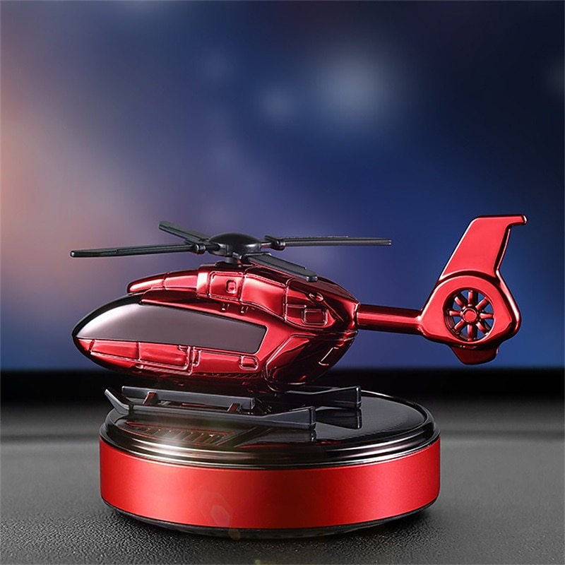 bil luftfräschare solenergi roterande bil aromaterapi diffusor helikopter inredning 2025 - $17.99 –P4