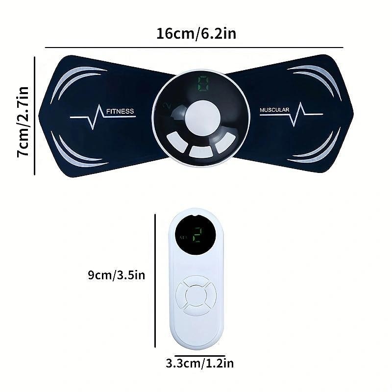 EMS Intelligent Mini Cervical Massage Pad Portable Remote Control Electric Neck Massager Shoulder And neck Pulse Physiotherapy Instrument Valentine's Day Gift 2026 - $18.99 –P3