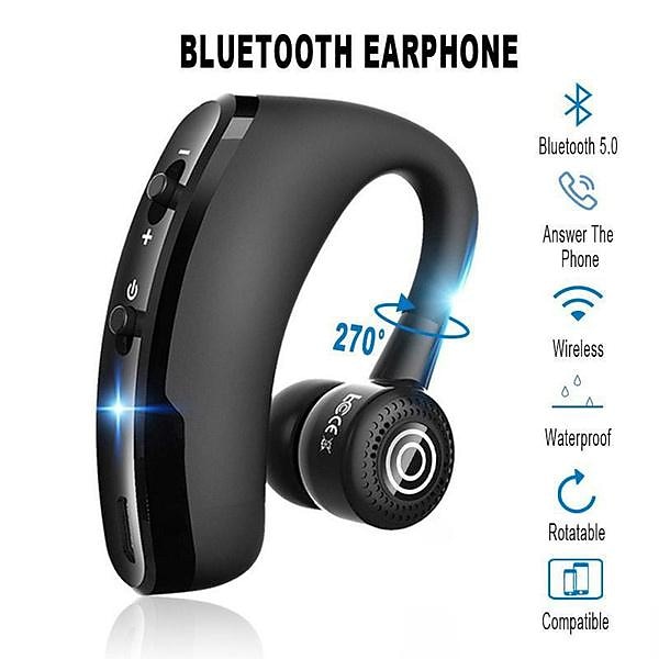 1PC Wireless Bluetooth Business Headphones With Mic Voice Control Handsfree Earphone Stereo Noise Cancellation Earhook Bluetooth Headset For Smart Phone 2025 - $13.99 –P1