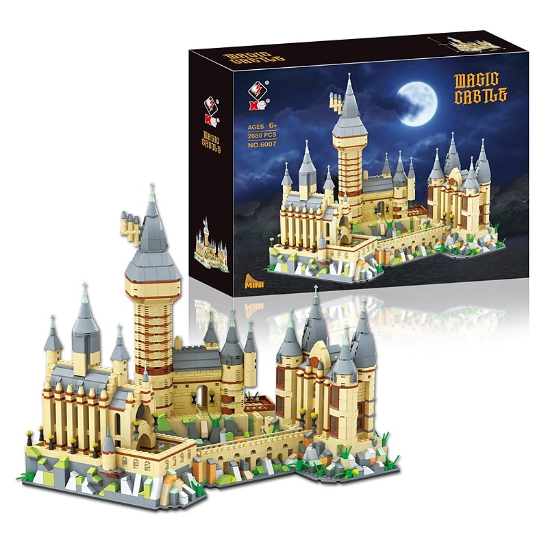 969PCS MOC Magic Gastle on Book Lord Rings Sauron Eye Building Blocks  Assemble Brick Collection Gifts Toy for Boy Kids