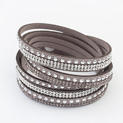 Dame Vintage Armbånd Vevet Armband Retro Mote Veving Mote Enkel Elegant Ferie Lær Armbånd Smykker Svart / Hvit / Rosa Til Fest & Aften Gave Ferie Bursdag Festival 2025 - $9.49 –P5
