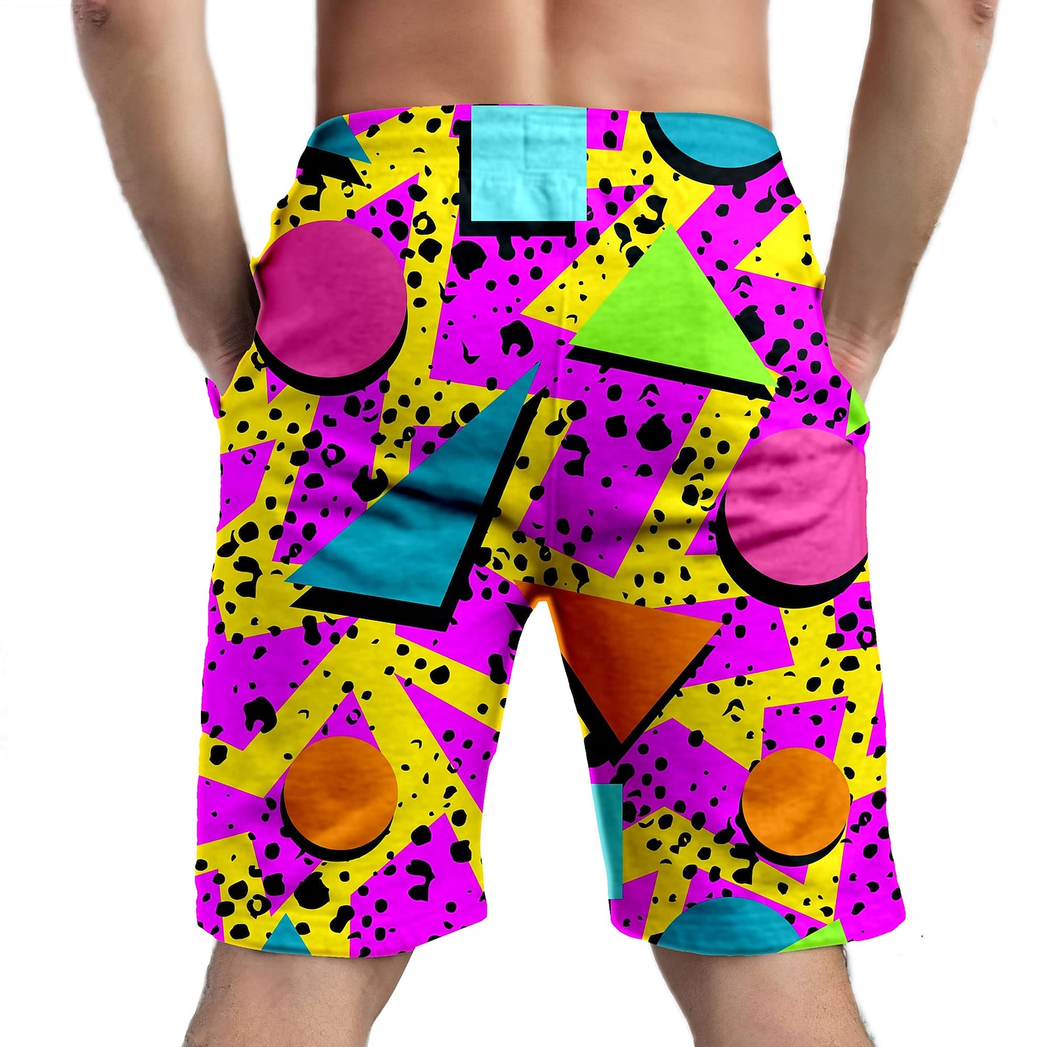 Doll Retro Vintage 1980s Beach Shorts Men's Costume Vintage Cosplay Vacation Beach Shorts 2025 - $16.49 –P13