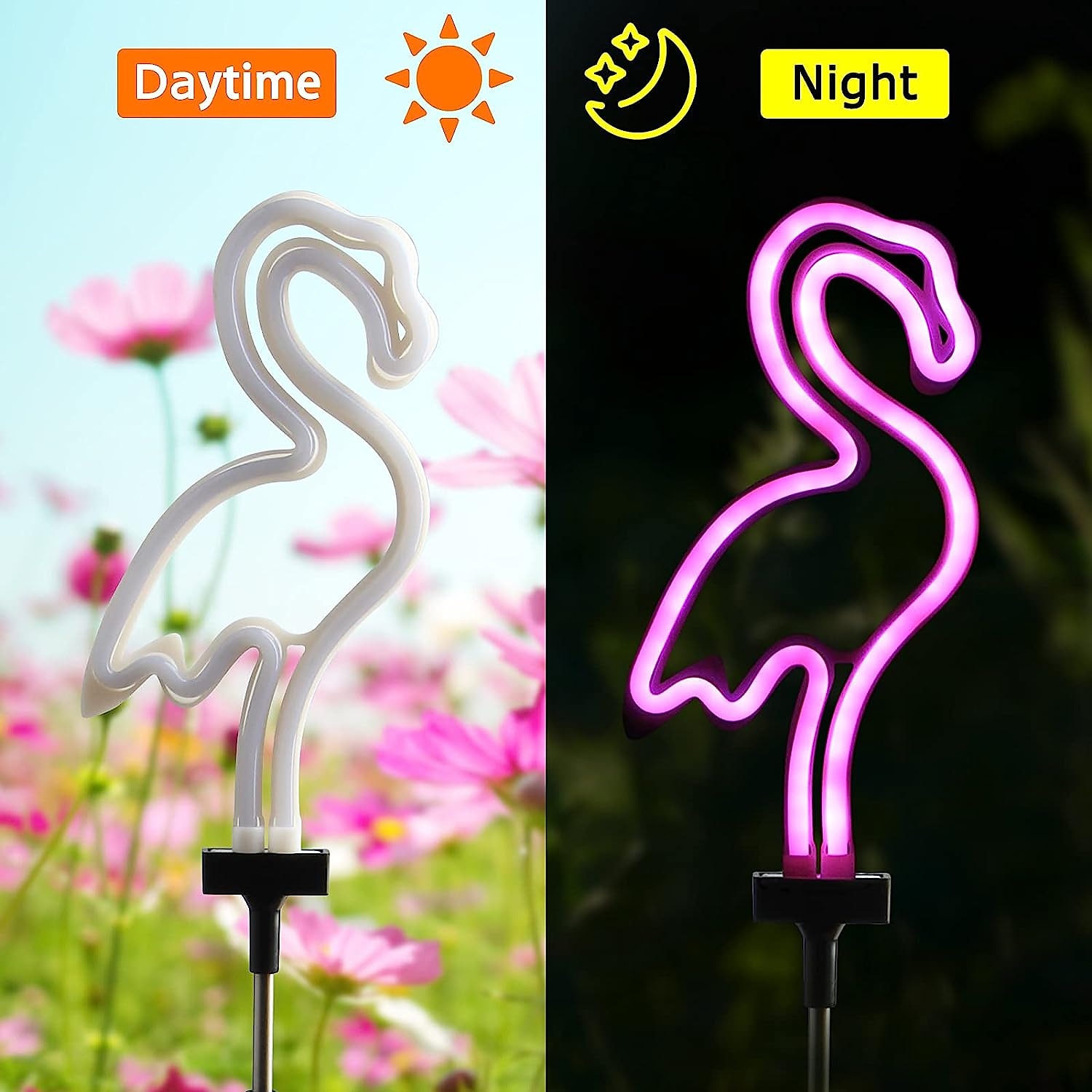 Solar Garden Lights Outdoor Lights Cactus/Flamingo Neon Lights Waterproof Outdoor Lights for Garden Patio Yard Pathway Decoration 2025 - $23.99 –P7