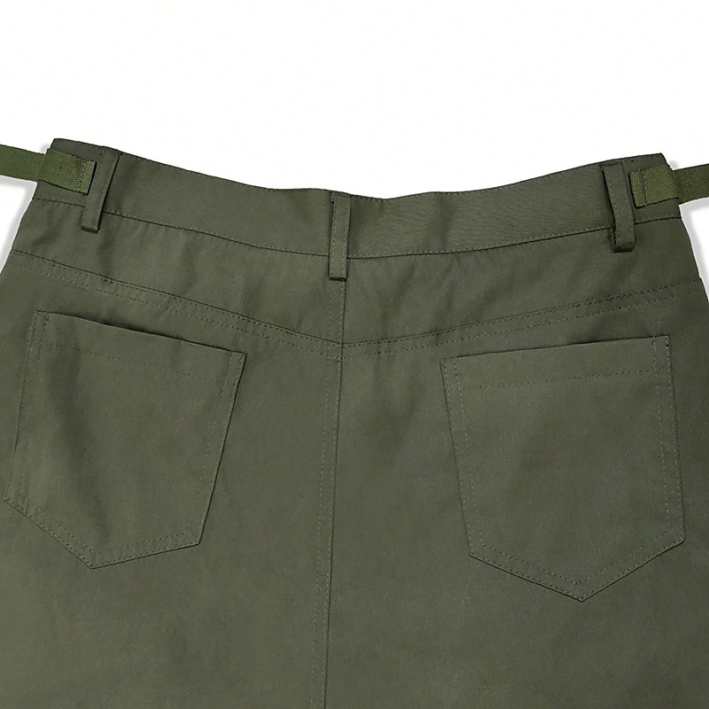 Men's Cargo Pants Cargo Trousers Flap Pocket Plain Comfort Breathable Outdoor Daily Going out Fashion Casual Army Green 2025 - $37.99 –P6