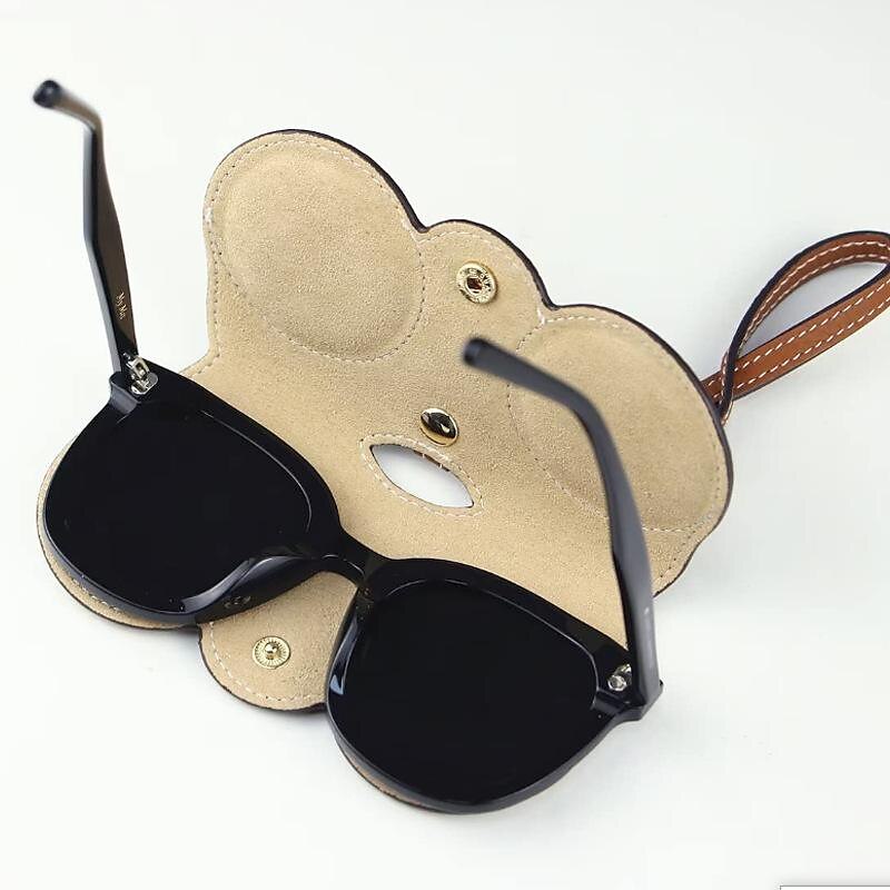 Leather Glasses Case Sunglasses Pouch, Portable Eyeglass Carrying Case, Cute men & women, Multicolour 2025 - $6.49 –P5
