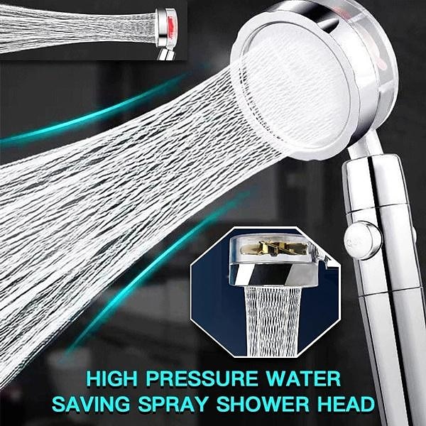 High Pressure Shower Head Water Saving Hand-held Spray Nozzle Turbocharged Shower Head With Small Fan Bathroom Supplies 2025 - $11.99 –P7