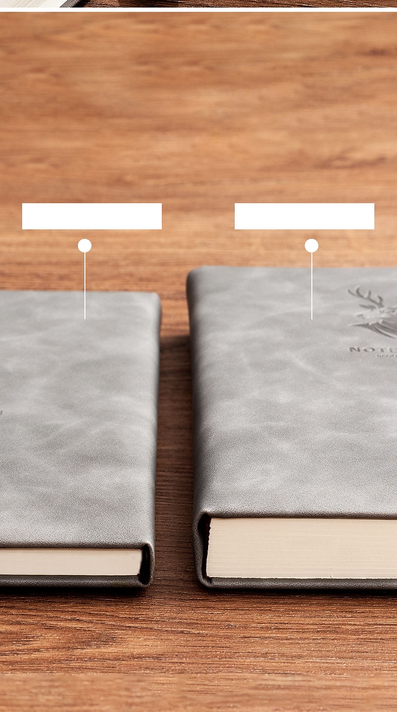 Notebook Super Thick College Students A5 Leather Business Notepad Thick Retro Simple Diary Creative Wholesale, Back to School Gift (Excluding Pens) 2025 - $20.99 –P4