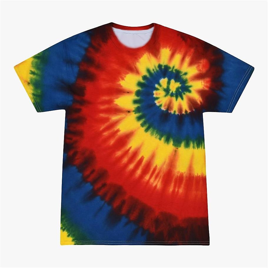 Disk Tie Dye T-skjorte Animé 3D Graphic Til Par Herre Dame Voksne Maskerade 3D-utskrift Fritid / hverdag 2025 - $17.99 –P8