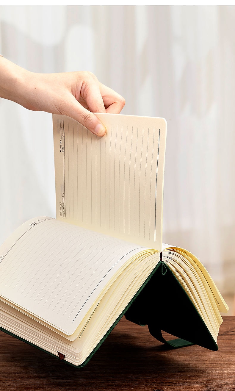 Notebook Super Thick College Students A5 Leather Business Notepad Thick Retro Simple Diary Creative Wholesale, Back to School Gift (Excluding Pens) 2025 - $20.99 –P7