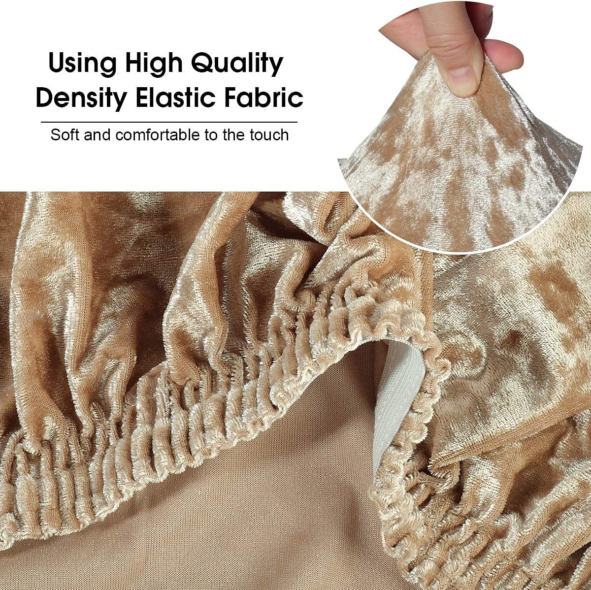 6 ks strečových potahů na jídelní židle, vínová xl/oversized spandex vysoký opěrák velký sametový potah na židle potah na svatební jídelnu kuchyň hotelový stůl banket 2025 - $101.99 –P9