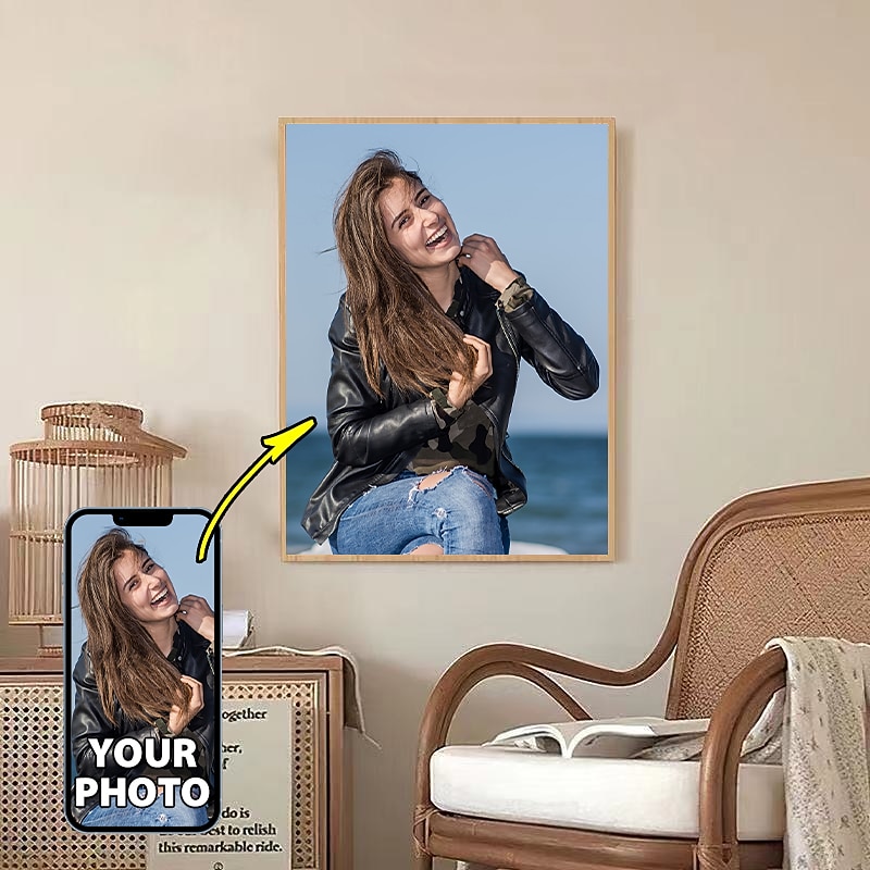 Pânză personalizată de artă de perete, tipărituri și poster personalizate de portrete de familie - poster personalizat de familie 30x40cm/12''x16'' cadou personalizat de Valentine făcut la comandă 2026 - $10.99 –P3