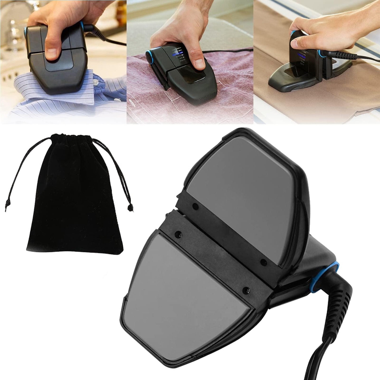 Mini Steam Iron, 2024 Handheld Portable Mini Ironing Machine