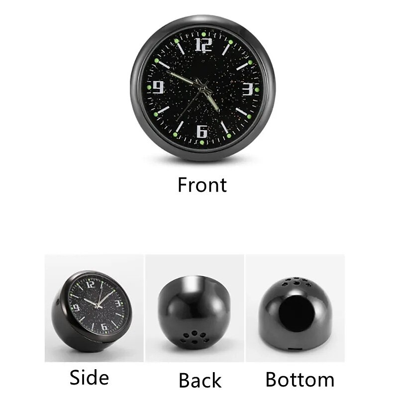 New Upgrade Car Refit Accessories With Luminous Star Sky Clock Electronic Quartz Ornaments Watch Clock Apply for All Car 2025 - $12.99 –P4