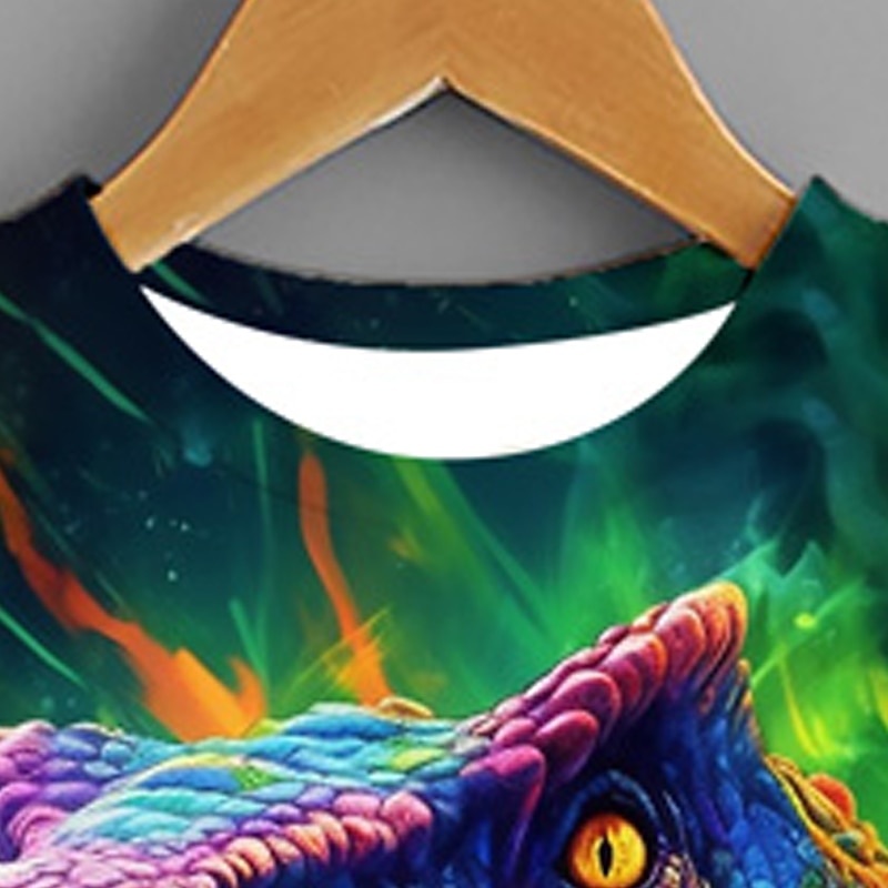 Boys 3D Graphic Animal Dinosaur T shirt Tee Long Sleeve 3D Print Summer Spring Fall Sports Fashion Streetwear Polyester Kids 3-12 Years Outdoor Casual Daily Regular Fit 2025 - $13.99 –P8