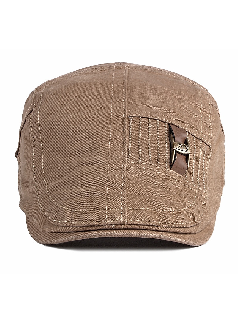 Herren Schiebermütze Ascot-Hut Ballonmütze Schwarz Dunkelmarine Baumwolle Mode Strassenmode Stilvoll 1920er Jahre Mode Outdoor Täglich Ausgehen Glatt Warm 2025 - $12.49 –P4