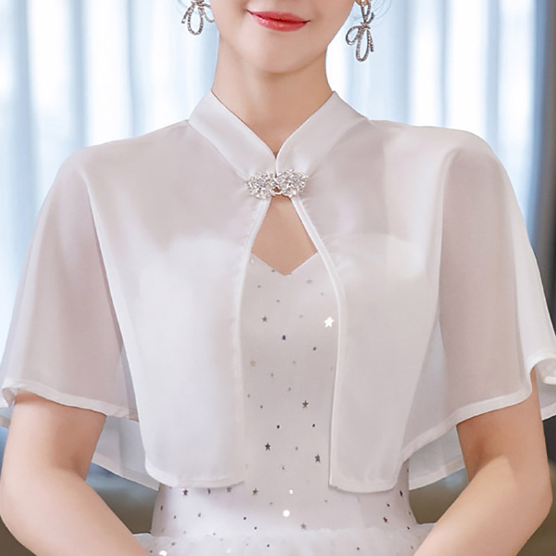 Cappotto avvolgente donna vintage elegante senza maniche avvolge con colore puro per matrimonio vestito estivo per impressionare del 2026 a $17.49 –P9