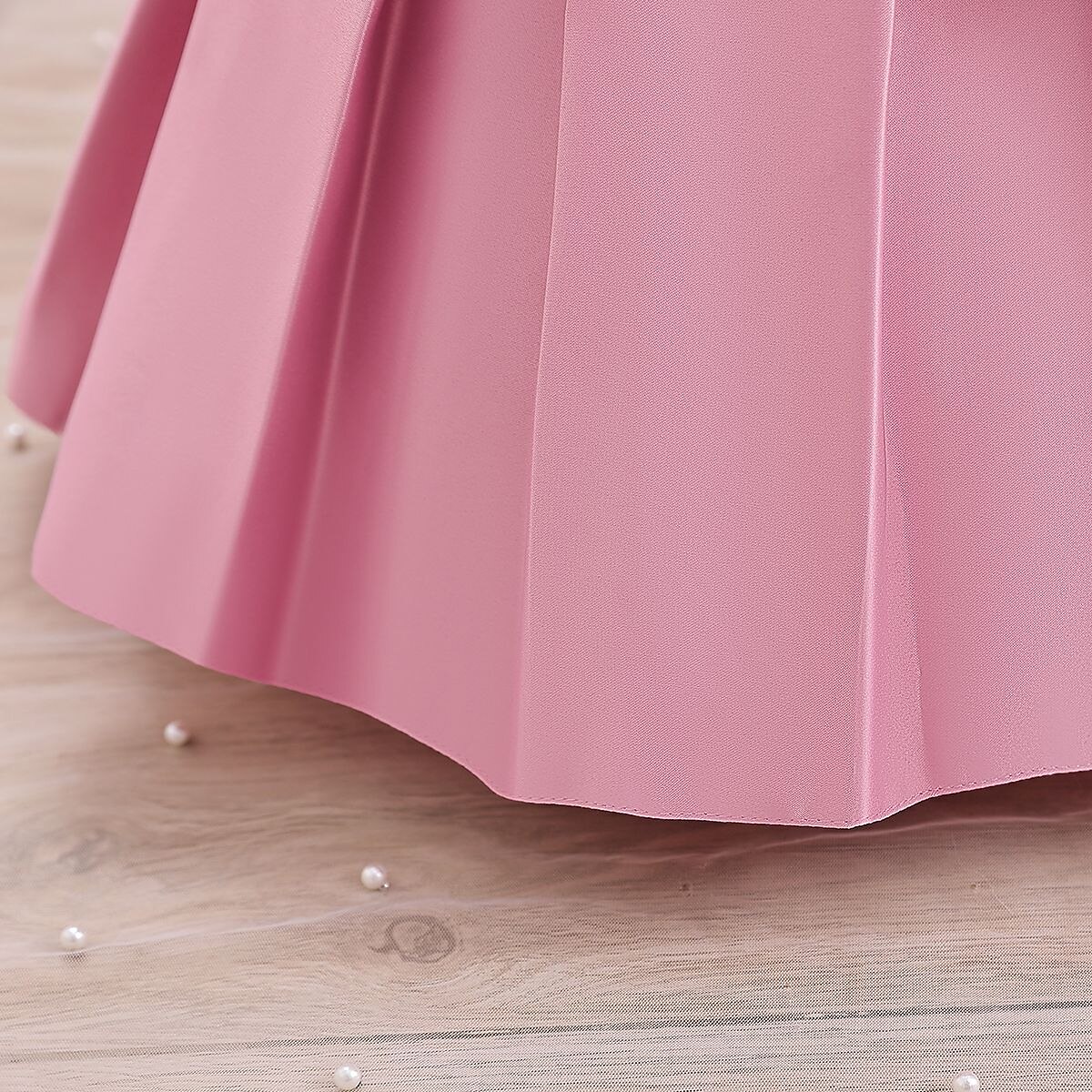 Batole Dívčí Šaty na párty Pevná barva Bez rukávů Výkon Svatební Kravatový uzel Roztomilý Princeznovské Polyester Midi Šaty na párty Léto Jaro 3-7 let Světlá růžová Rubínově červená Trávová zelená 2025 - $34.99 –P6