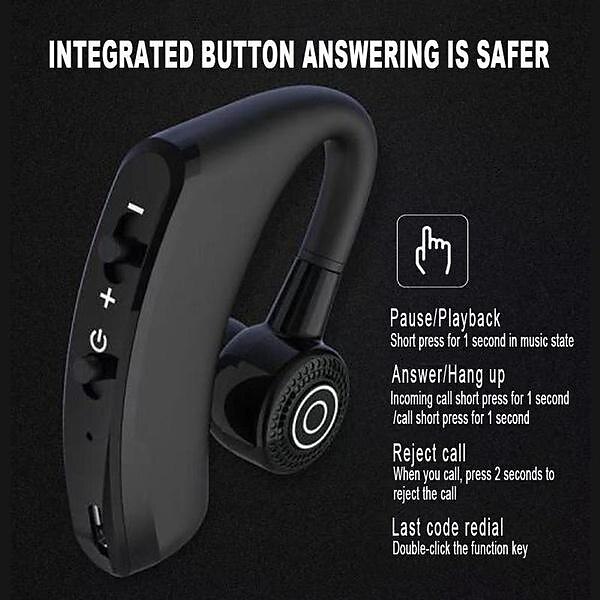 1PC Wireless Bluetooth Business Headphones With Mic Voice Control Handsfree Earphone Stereo Noise Cancellation Earhook Bluetooth Headset For Smart Phone 2025 - $13.99 –P3