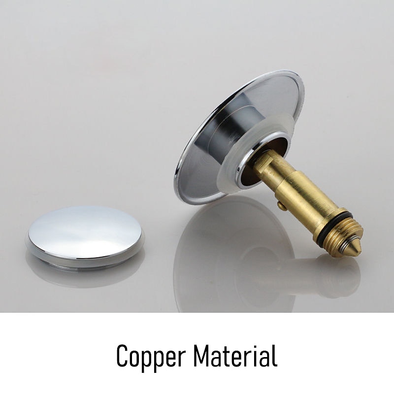 tappo universale per lavandino del bagno, filtro di scarico a scomparsa per lavabo, tappo del filtro di scarico del lavandino del convertitore della vasca da bagno senza troppopieno del 2025 a $9.99 –P11