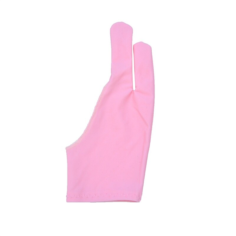 2pcs artista professionista che disegna due dita guanto antivegetativo per tavoletta grafica light pad (neroblurossoviolarosa) del 2025 a $6.99 –P9