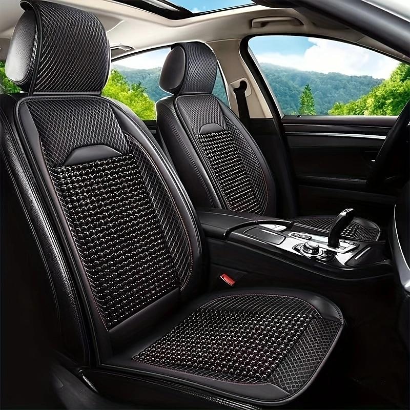 cuscino per auto estivo in perline di legno perline traspiranti cuscino per seggiolino auto sedile singolo quattro stagioni cuscino fresco generale pezzo unico del 2025 a $44.99 –P2