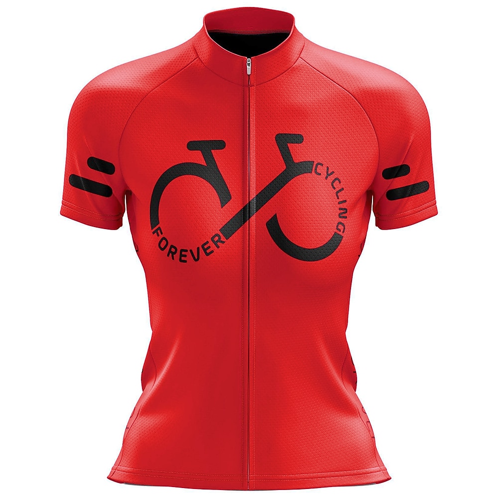 Γυναικεία Φανέλα ποδηλασίας Γραφική Αστείος Κοντομάνικο Ποδήλατο Αθλητική μπλούζα Μπολύζες με 3 πίσω τσέπες Ποδηλασία Βουνού Ποδηλασία Δρόμου 2026 - $30.99 –P5