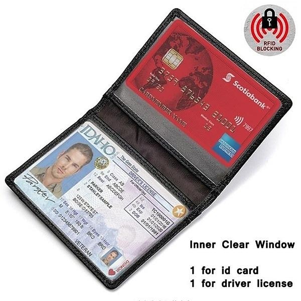 Ultra Slim Front Pocket Wallet Bifold Mens Wallet With 8 Card Slots Minimalist Travel Wallet Flip ID Window Slots for Driver License ID Cards Business Wallet Slim 2025 - GBP £4.5 –P6