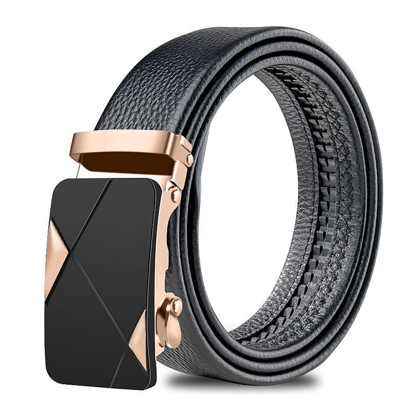 Homme Ceinture en similicuir Argent Noir Acier (nicket plaqué) Plein Usage quotidien Sortie Fin de semaine de 2025 ? $9.99 –P6